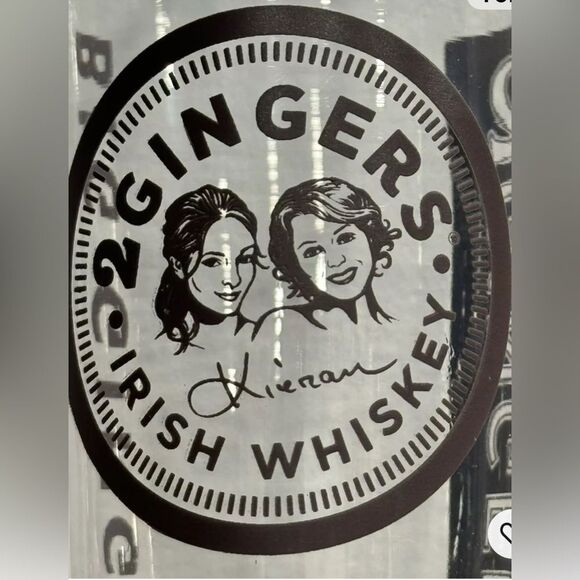 2 Gingers Irish Whiskey Highball Glass 6 1/4 In Tall 3 In Round Clear Brown 16 - Picture 11 of 17